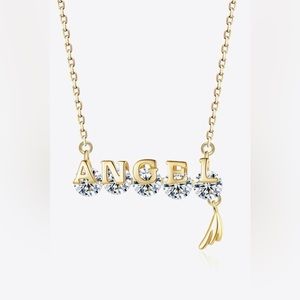 ANGEL Zircon 925 Sterling Silver Necklace